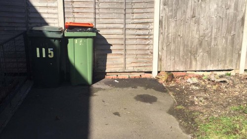 Professional garage clearance team at work
